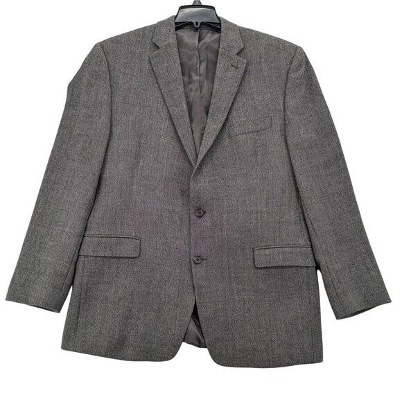 Lauren Ralph Lauren Blazer Men Size 44L Sport Coat 100% Wool Two Button Office - Picture 1 of 10
